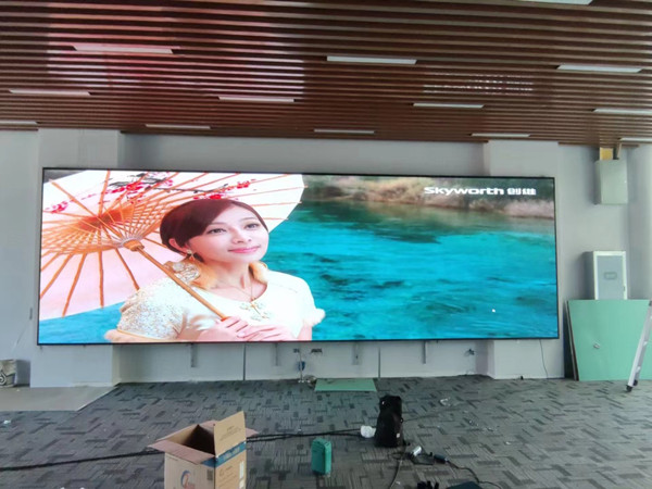 永和P1.53led小间距屏安装案例